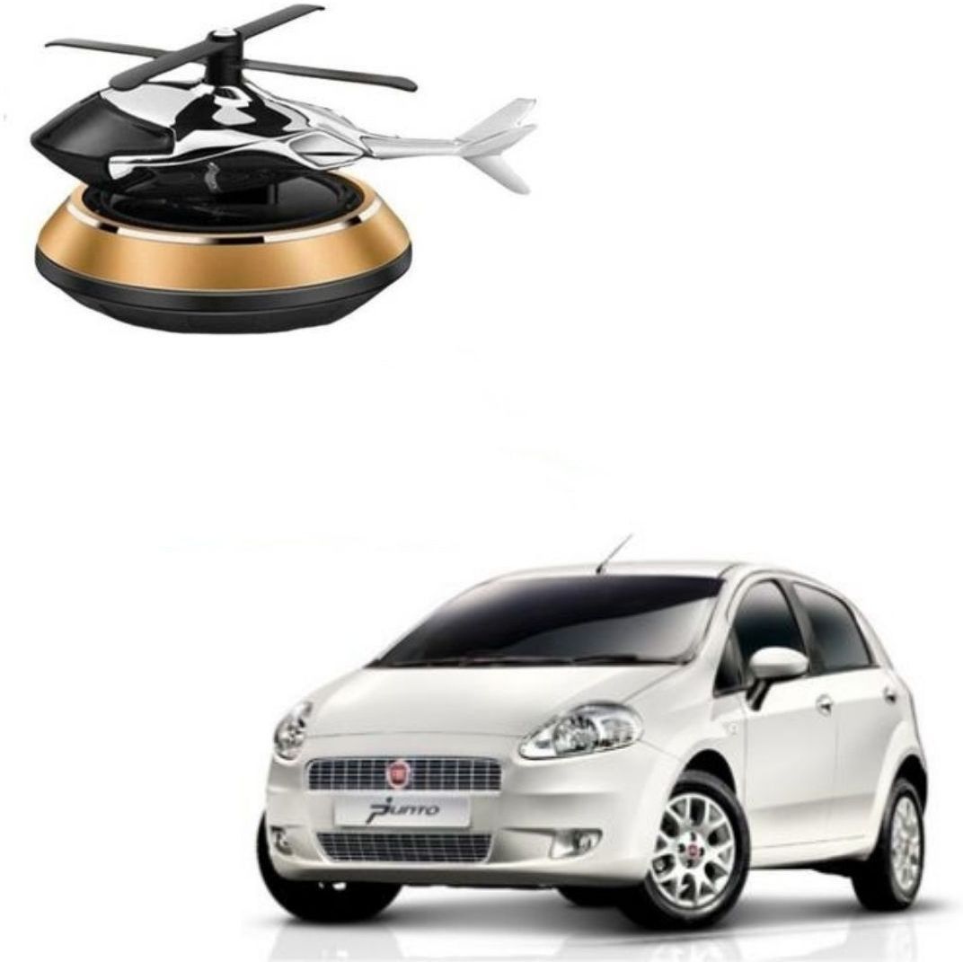 autogarh Golden Car Aroma Diffuser Air Freshener Perfume Solar for Fiat punto Air Purifier-picture-22