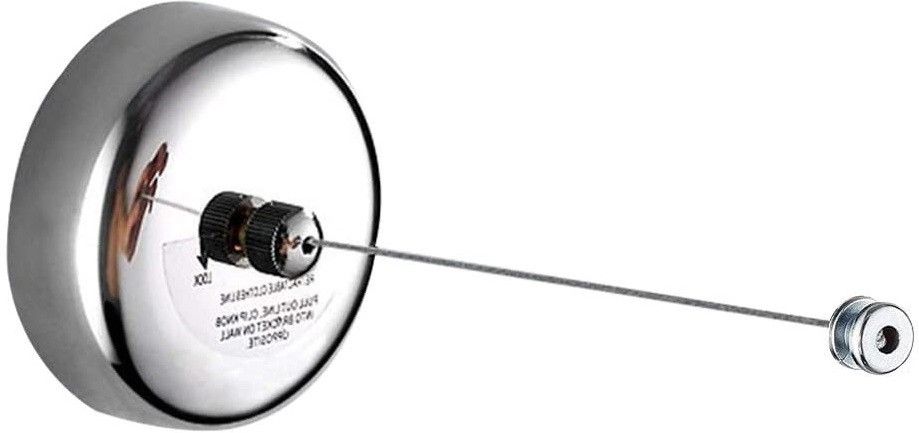 frackson 9 Ft Stainless Steel Retractable ClothLine Lockable Hanging Washing Nylon Thread Steel Retractable Clothesline-picture-27
