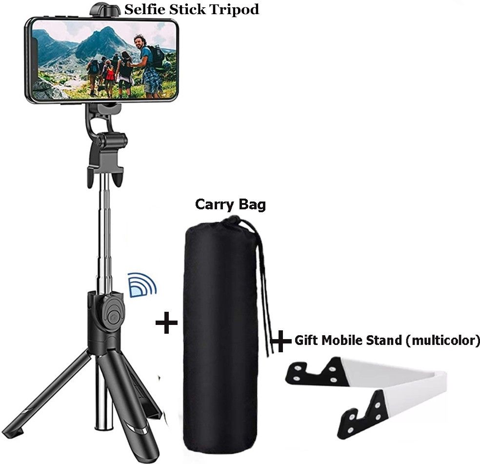 POZUB Multifunctional Bt Extendable Selfie Sticks+Wireless Remote Gimbal Mobile stand Tripod, Monopod, Monopod Kit, Tripod Kit, Tripod Clamp, Tripod Bracket, Tripod Ball Head-image-38