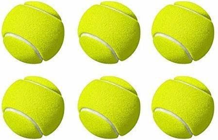 Tennis Ball Light Weight Green Cricket Ball pack of 6 Tennis Ball-image-30
