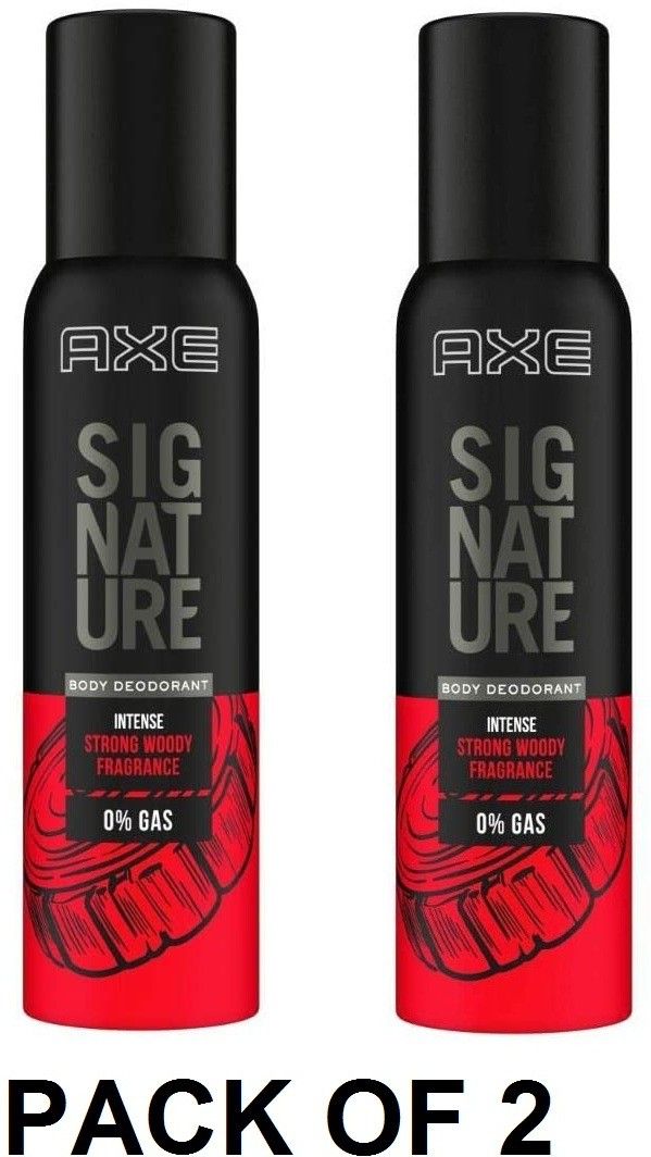 axe INTENSE (BODY DEODORANT) 0 % GAS EACH 122 ML PACK OF 2 Perfume Body Spray - For Men-picture-3