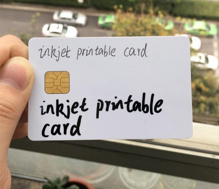 Inkjet PVC card L805 printer (20 card with chip) White Ink Bottle-picture-12