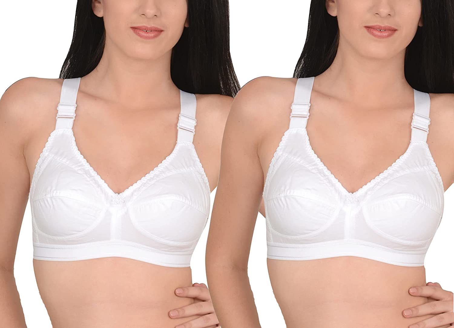 silky fit Pack of 2 Women Full Coverage Non Padded Bra-picture-23