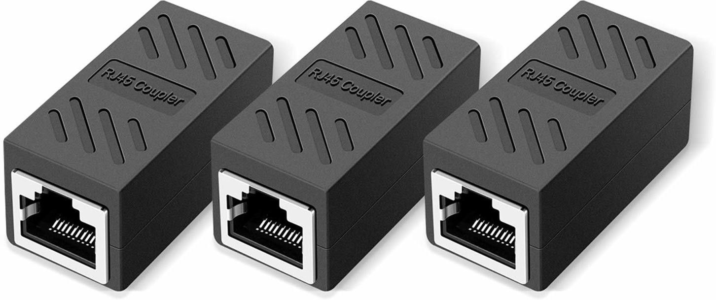 TAAPSEE 3Pcs Shielded in-line Coupler cat7 cat6 cat5e cat5 RJ45 Ethernet Cable Extender Lan Adapter-image-23
