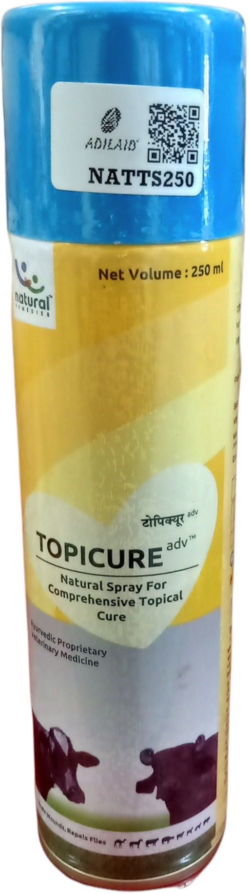 adilaid Topicure Advanced Natural Spray for Comprehensive Topical Cure 250 ml Pet Coat Cleanser-picture-22