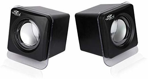 TERABYTE Joint Double Speaker 3.5mm Jack And USB Port/Audio( KUBIX E-02B) 2 W Laptop/Desktop Speaker image 1