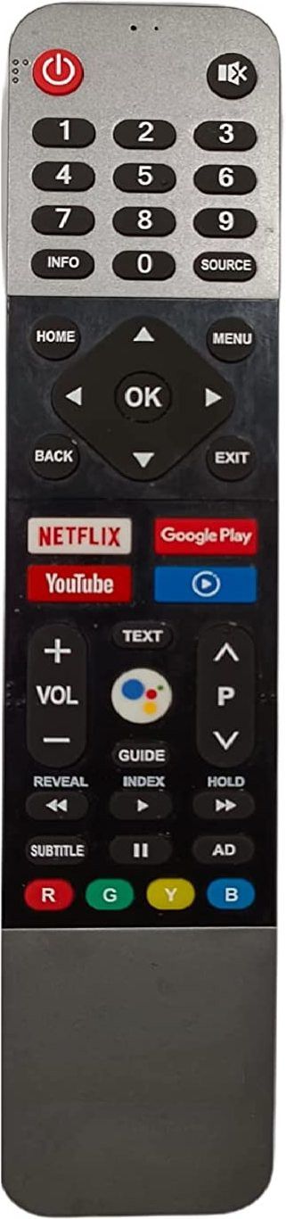 HDF Voice Supported Remote Control Compatible For Motorola Smart LCD/LED TV. NFLXFNC Motorola Smart TV, Nokia Smart TV, Blaupunk Smart TV Remote Controller-picture-19