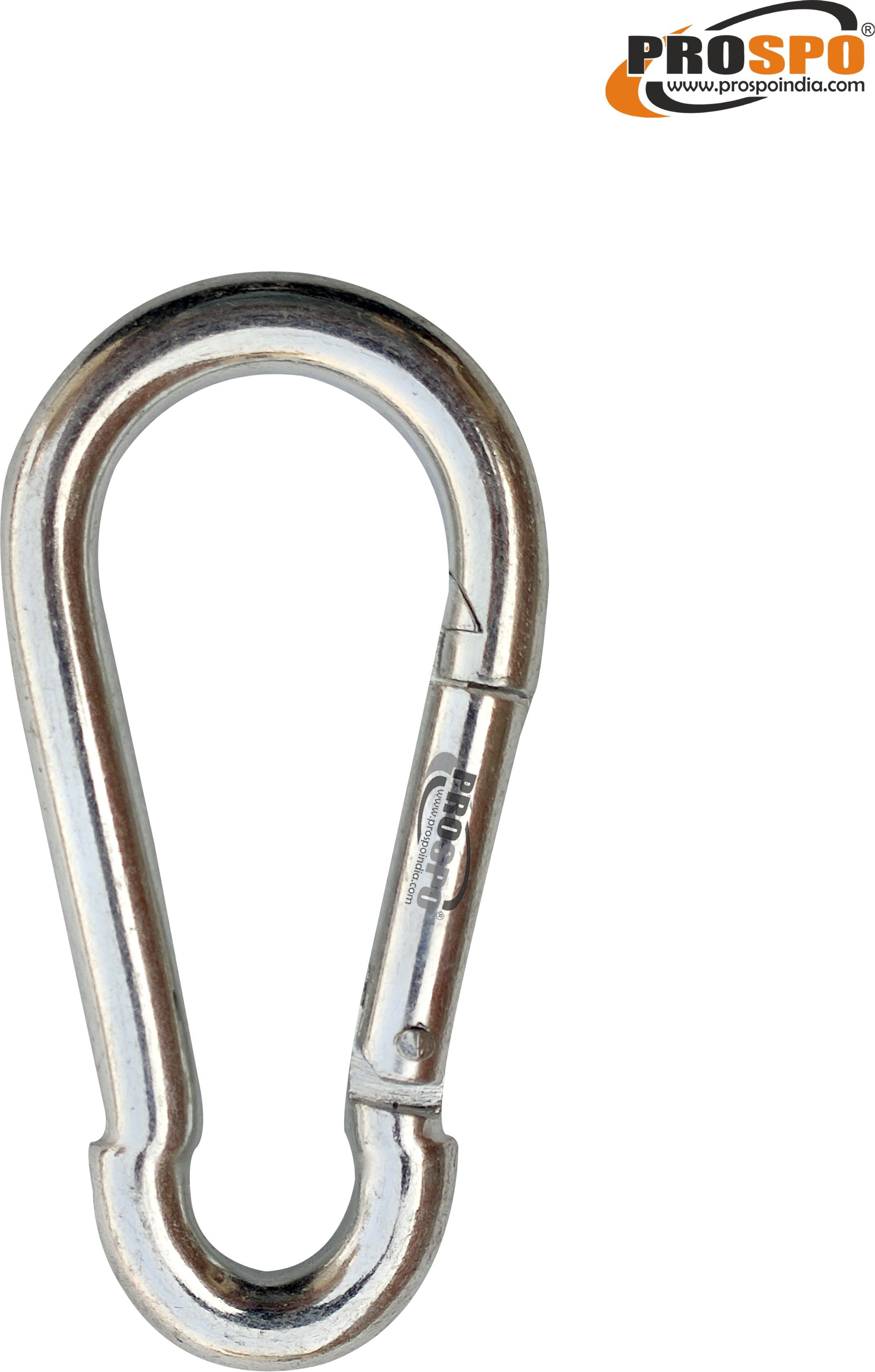 prospo Stainless Steel Spring Snap Hook Carabiner Locking Carabiner-picture-5