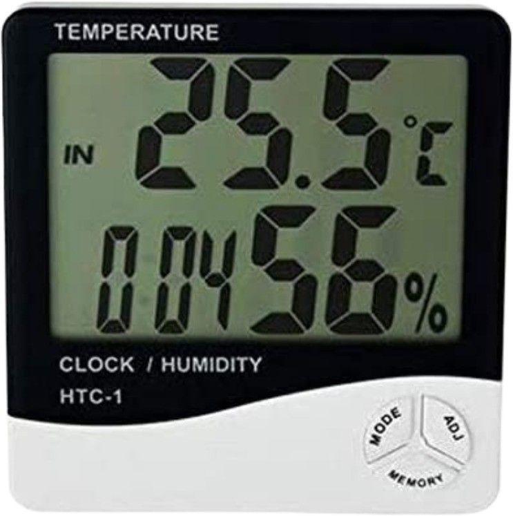 Dr care 6565 Room Thermometer Digital with clock feature Thermometer-image-5