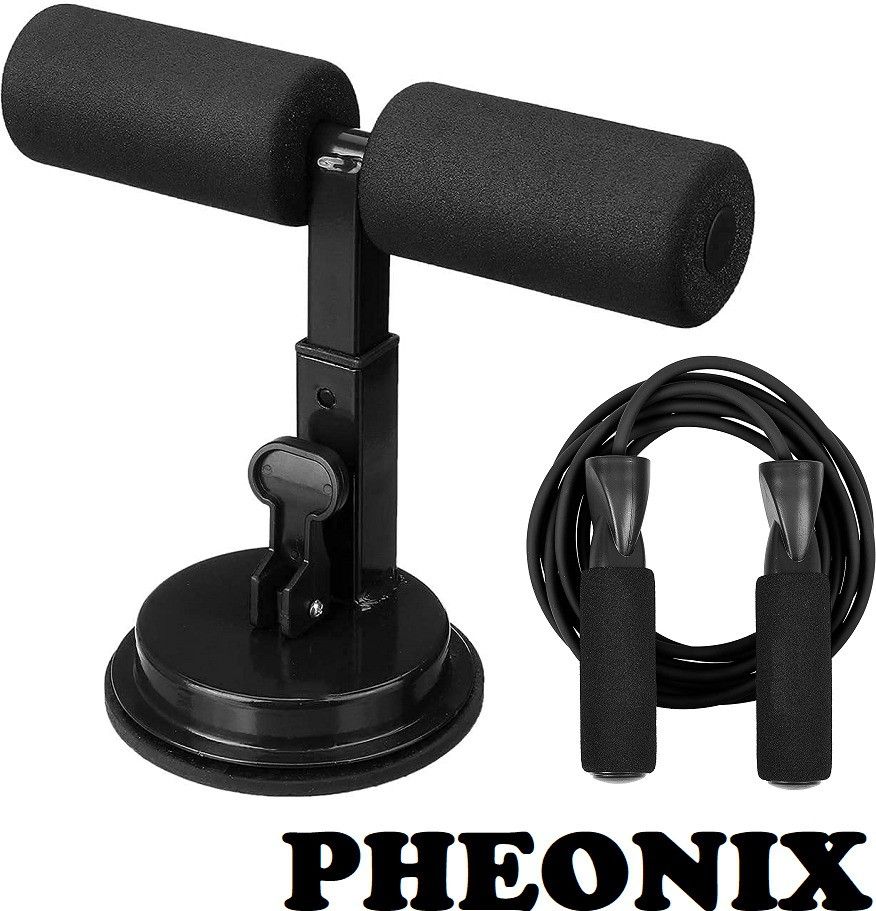 pheonix Combo Of Sit Up Bar With Skipping Rope For Daily Workouts Fitness Accessory Kit Kit-picture-44