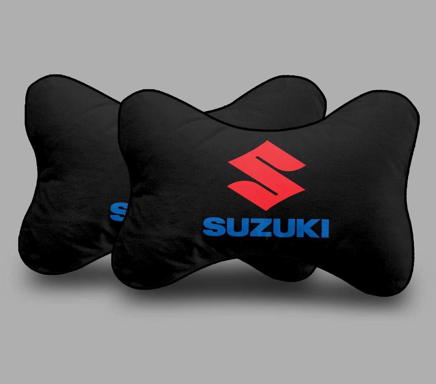 Black Polyester Car Pillow Cushion for Maruti Suzuki