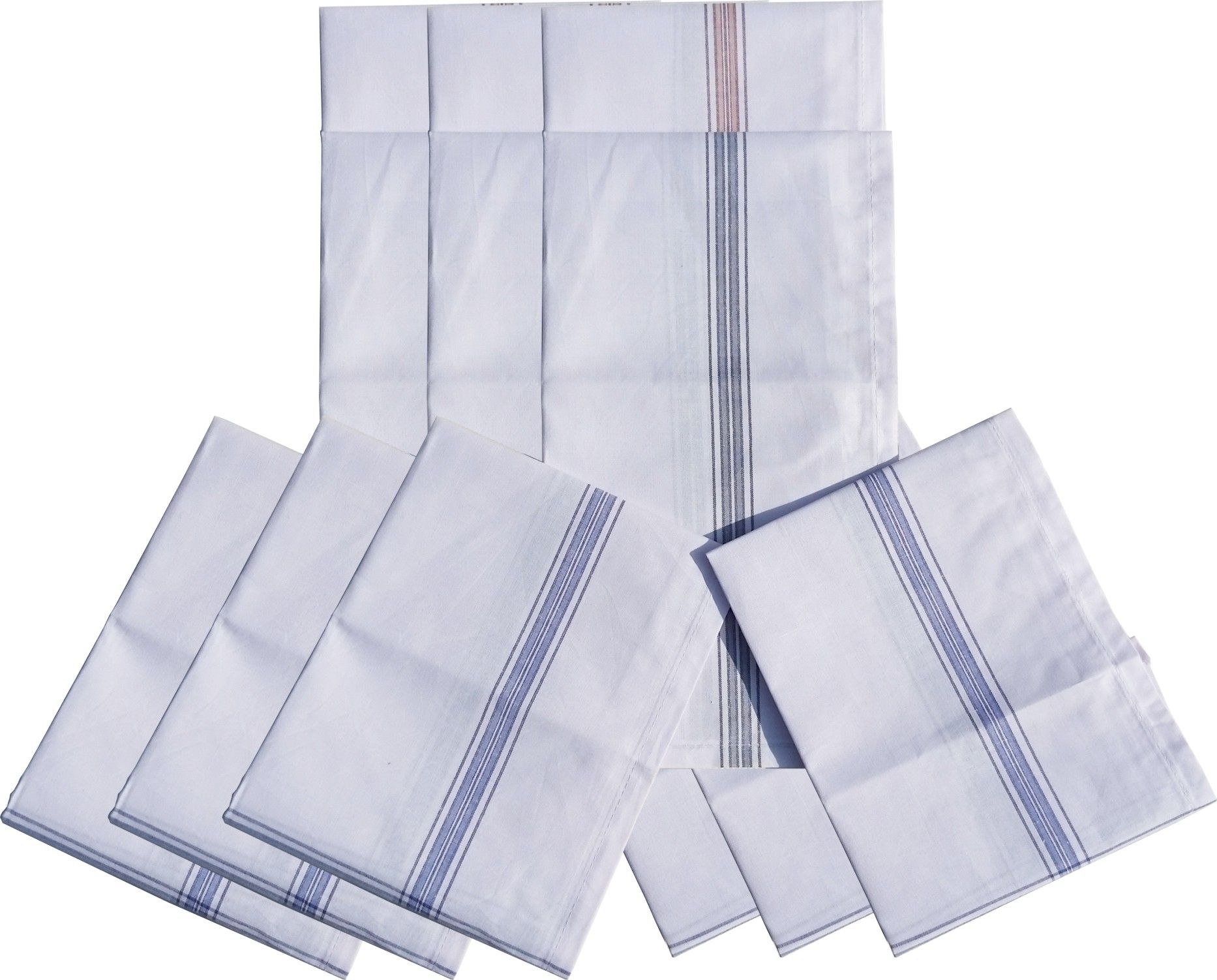 CAPADA NEW GENT'S CASUAL PURE COTTON ["White"] Handkerchief-picture-25