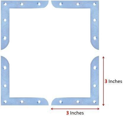 hinglaj 3x3 Windo Kornar MS 3 Inch Shelf Bracket-picture-25