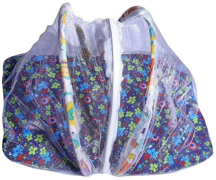 firmus Cotton Infants Washable Infants Laddo Gopal Net Bed/Night Bistar Net for Kanha Ji (Size 7 to 10) Mosquito Net image 1