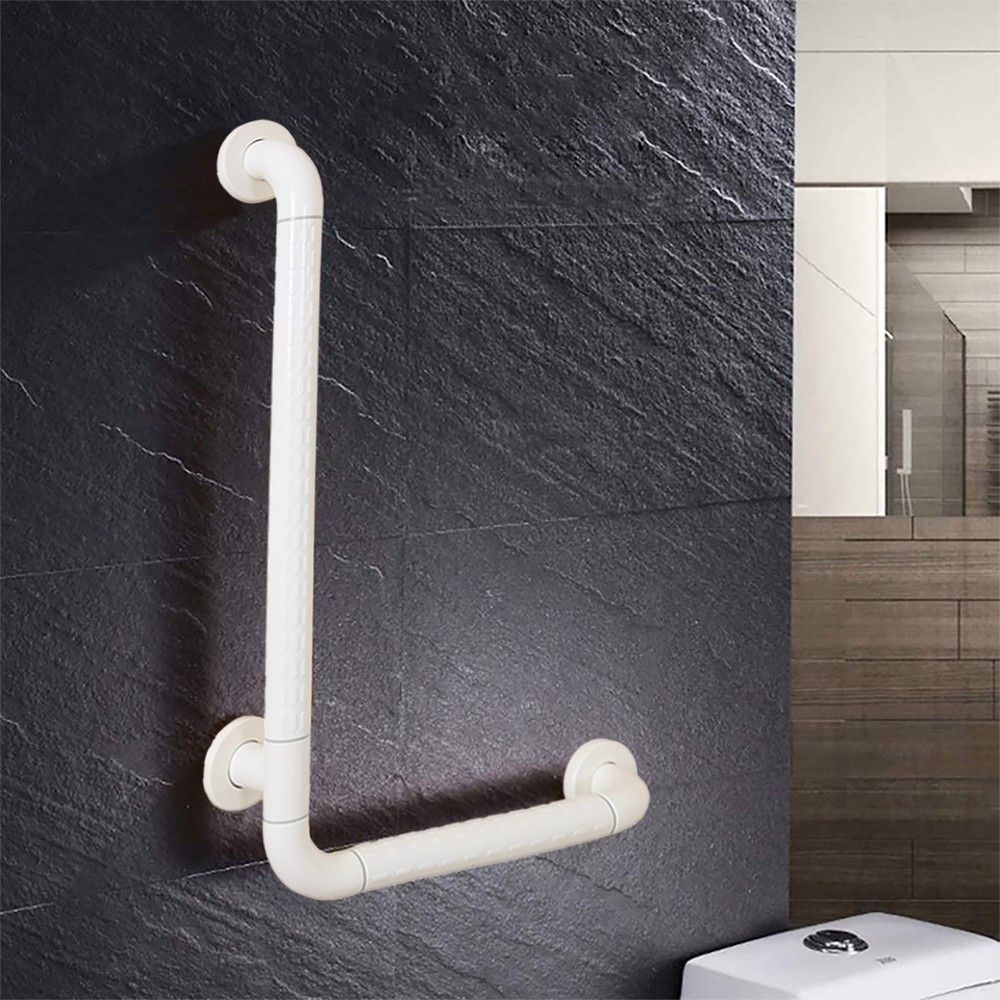 Stainless Steel 90° with Anti-Slip Nylon Grip Grab Bar Shower Grab Bar-image-20