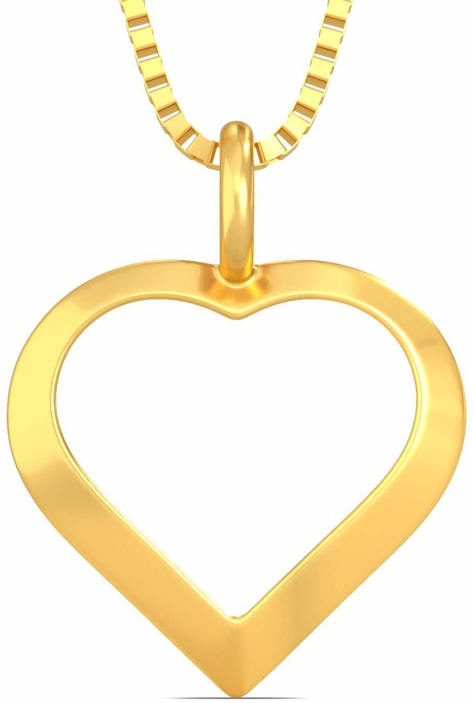 Joyalukkas Little Heart Collection 22kt Yellow Gold Pendant-image-13