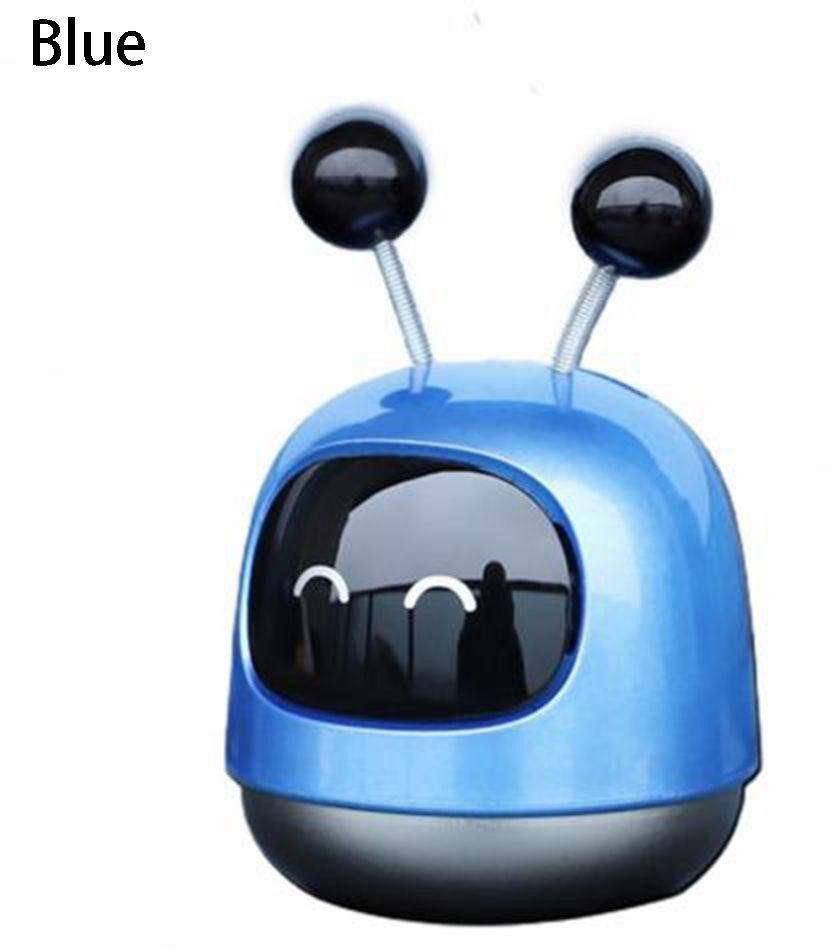 Ocean Car Freshener Diffuser Shaking Head Design Natural Smell Car Perfume Lovely Car Robot Aromatherapy Diffuser Blue-image-29