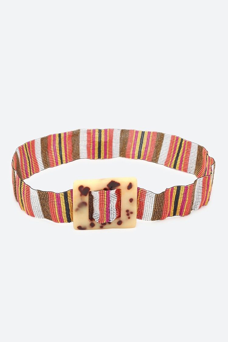 Women Casual Multicolor Plastic Belt-image-30