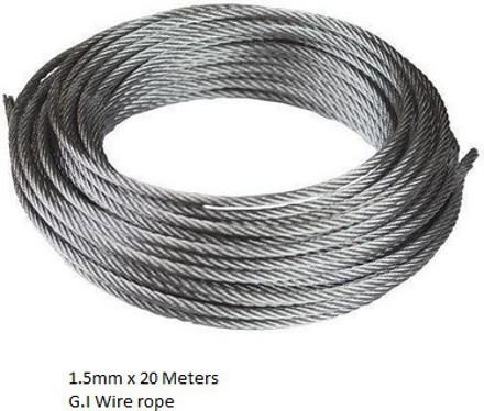 tac Gi Wire Rope 1.5mm x 20Mtr Galvanised Silver-picture-21