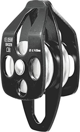 Aluminium Double Pulley Double Side Attachment, AP 013 Black-image-31