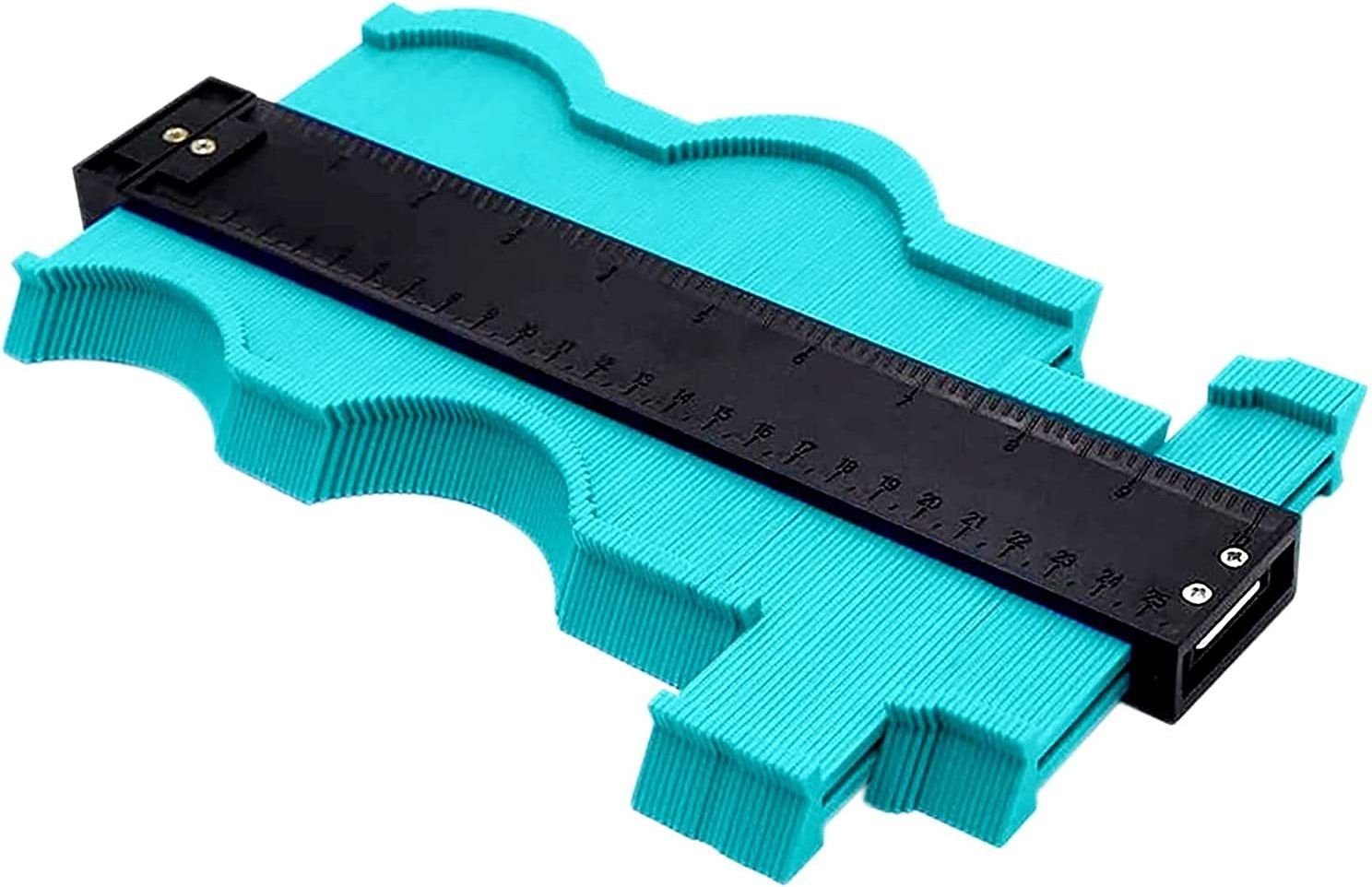 Contour Gauge duplicator Tool, Gauge Shape Profile Measure Contour for Precise Measurement, Tiling Laminate, Wood Marking Tool, Woodworking Craft (1 Pc) (Large (27.5 cm * 10 cm * 2.5 cm)) Marking Gauge-image-46
