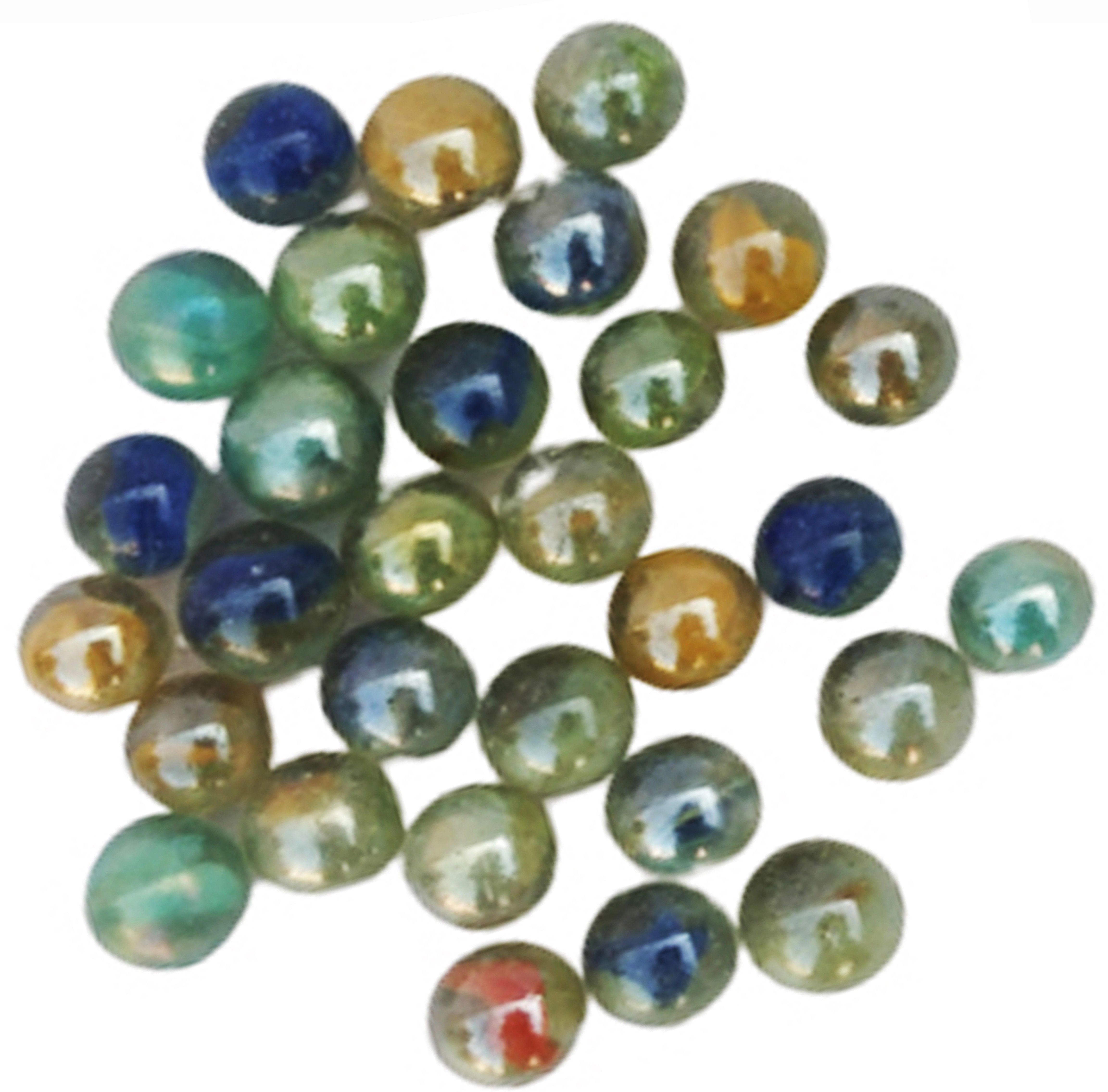 30 Pcs Kanche Multicolor Glass Marble Ball 30 Pieces