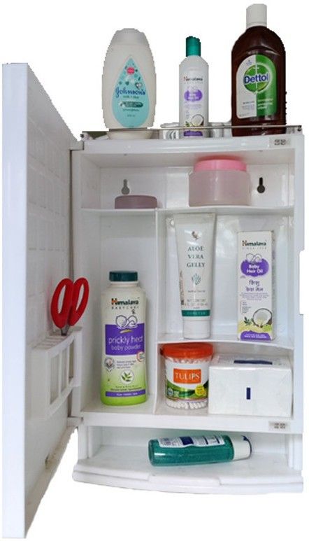 Saffire Baby Care Items Organiser Bathroom Mirror-image-38
