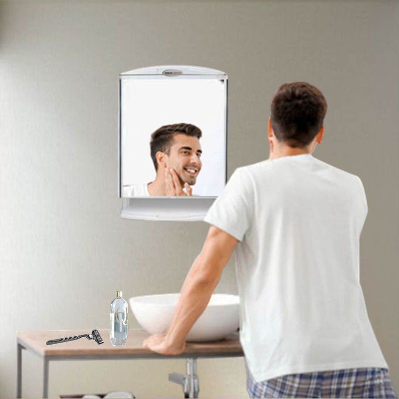 urban choice Grooming Items Storage Organizer With Shaving Bathroom Mirror-picture-27
