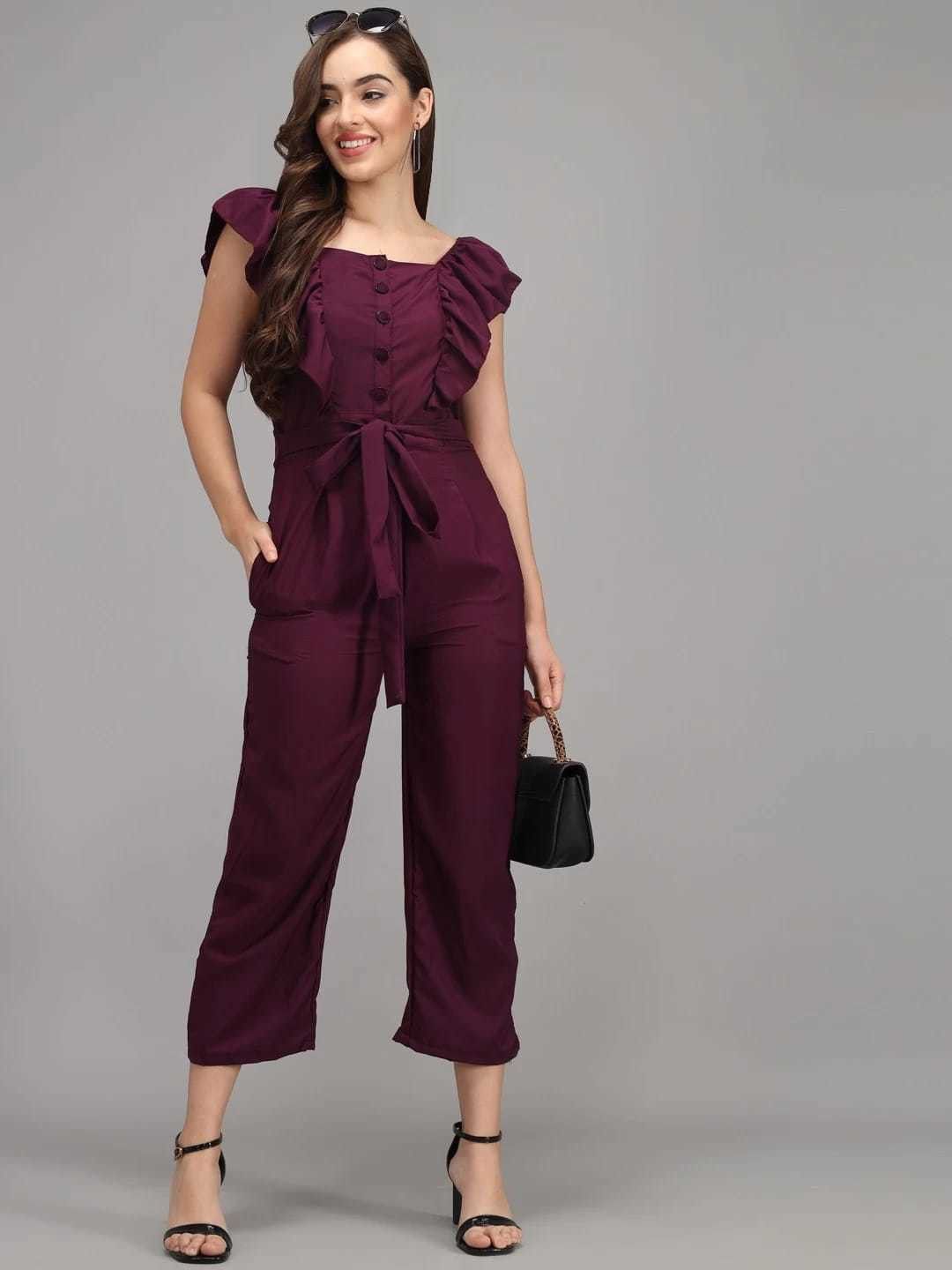govind fashion Solid Women Jumpsuit-picture-23