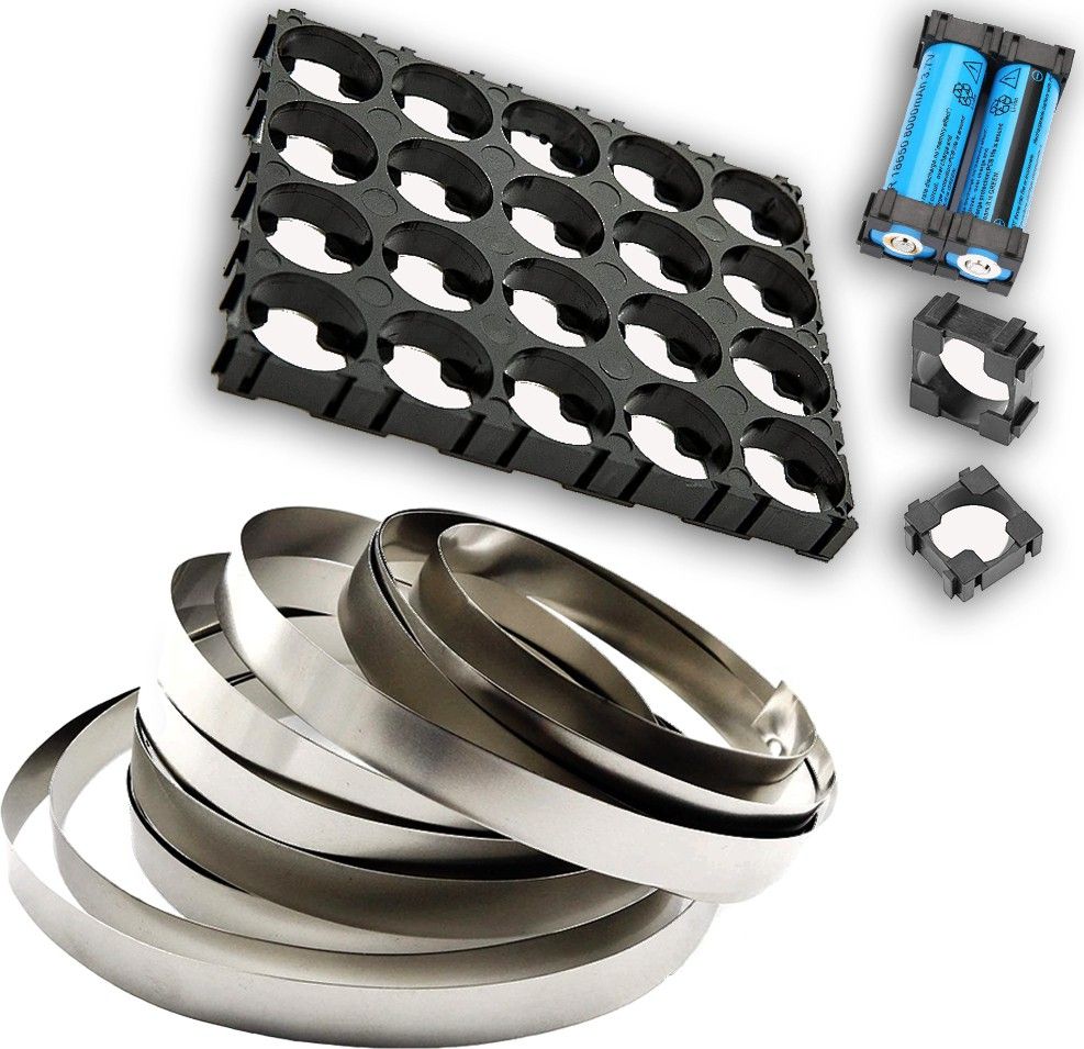 HUBX COMBO NICKLE METAL STRIP 1 METER AND 18650 3.7V LITHIUM BATTERY SPACER- 20 PCS-picture-45