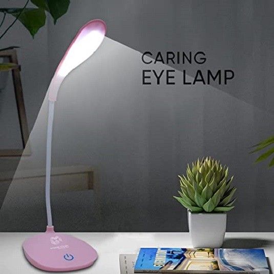 akr Rechargeable Touch Control On Off Student Study for Children Eye Protection Table Lamp-picture-1