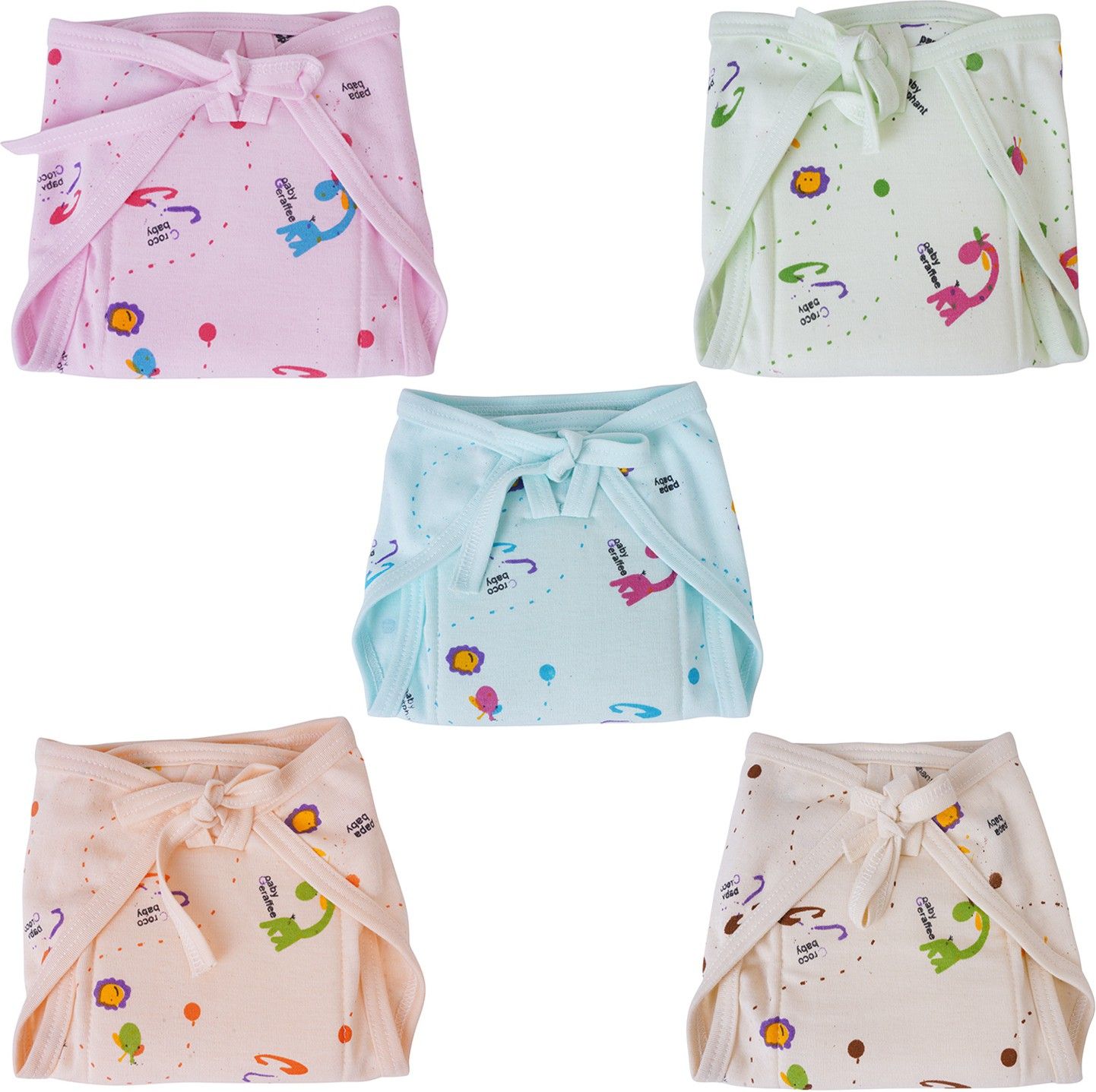 mw prints Cotton Hosiery Printed Cushioned Padded Nappy/Langot For 0-3 Months Baby-picture-37