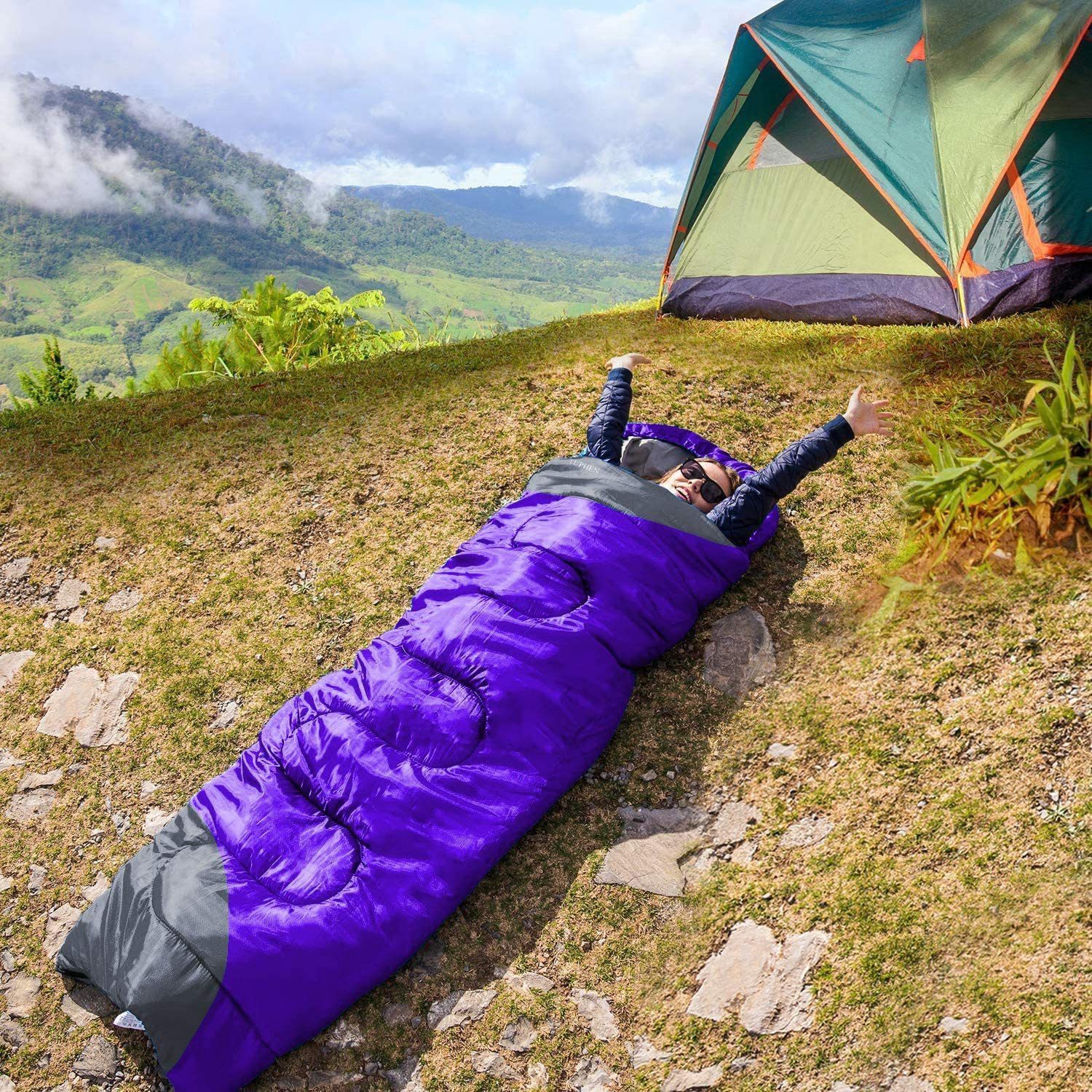 Commando Army Waterproof Hood Camping Hiking Travel Sleep For Single Person Sleeping Bag-image-11