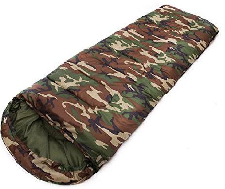 inditradition Sleeping Bag Cum Mattress- With Cape Camouflage Sleeping Bag-picture-15