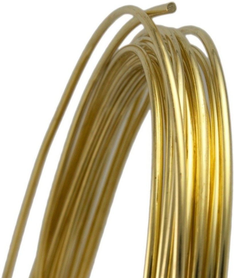 10 Meters Brass Wire 16 Gauge(1.63mm) For Craft, beading and Jewellery-image-19