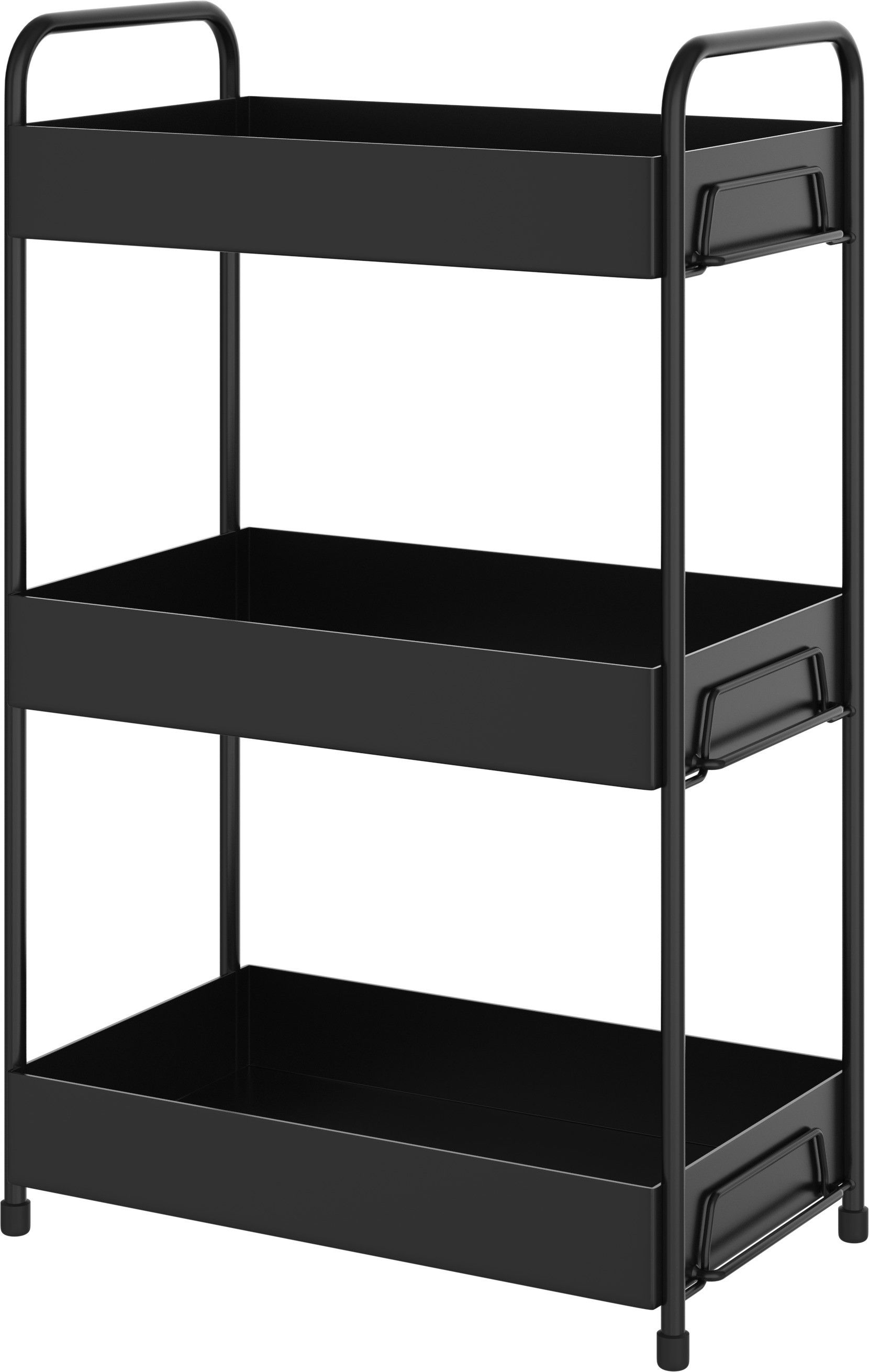 Containers Kitchen Rack 3-Tier multistorage/Multipurpose Standing Rack Iron-image-21