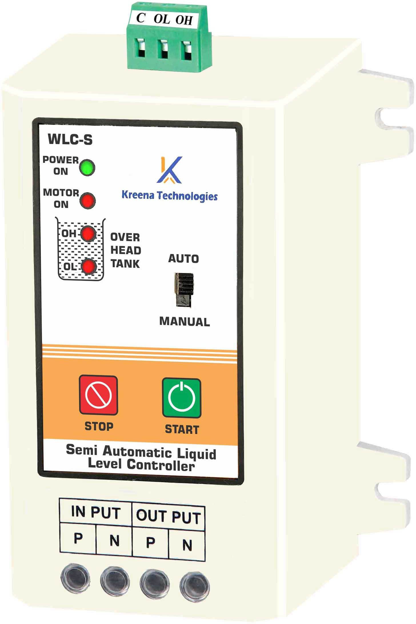 kreena technologies SEMI & Fully Auto water controller Auto mode work as fully & Manual work as semi Wired Sensor Security System image 1