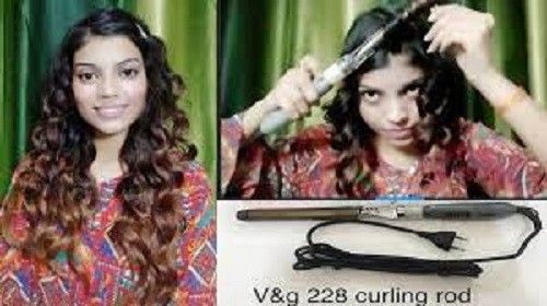 Pink Tokri V&G 228 Professional Hair Curling Ceramic Machine(Professional's first choice)30 Electric Hair Curler