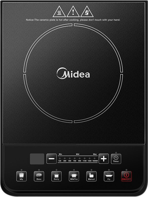 1600 W Induction Cooktop Push Button