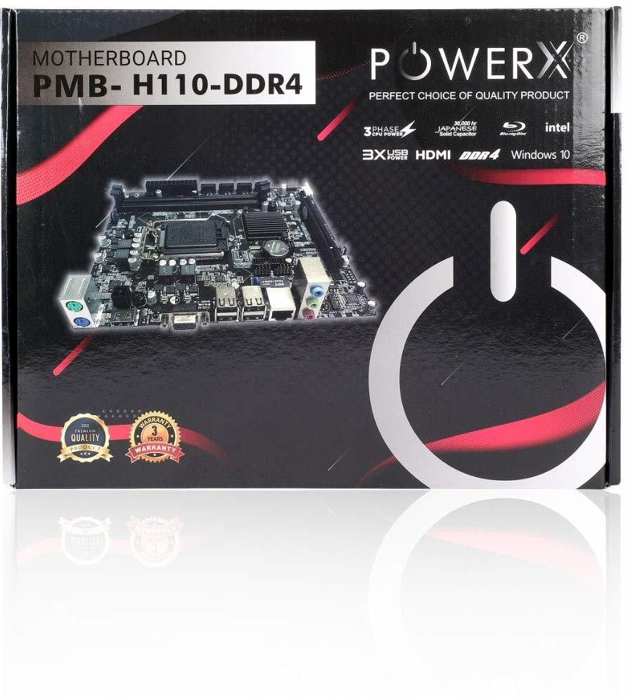 powerx Power X Motherboard PMB-H110-DDR4 LGA 1155Socket Mini-ATX Intel H110 Chipset DDR4 Motherboard for Desktop-image-21