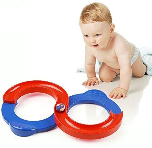 muren creative Track Toy with 2 Bouncing Ball for Boys and Girls (Multicolor)-picture-20