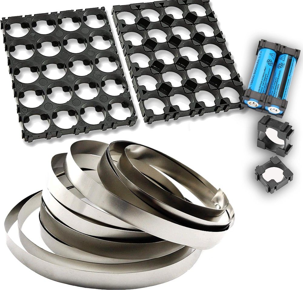 HUBX COMBO NICKEL METAL STRIP 2 METER AND 18650 3.7V LITHIUM BATTERY SPACER- 40 PCS-picture-17
