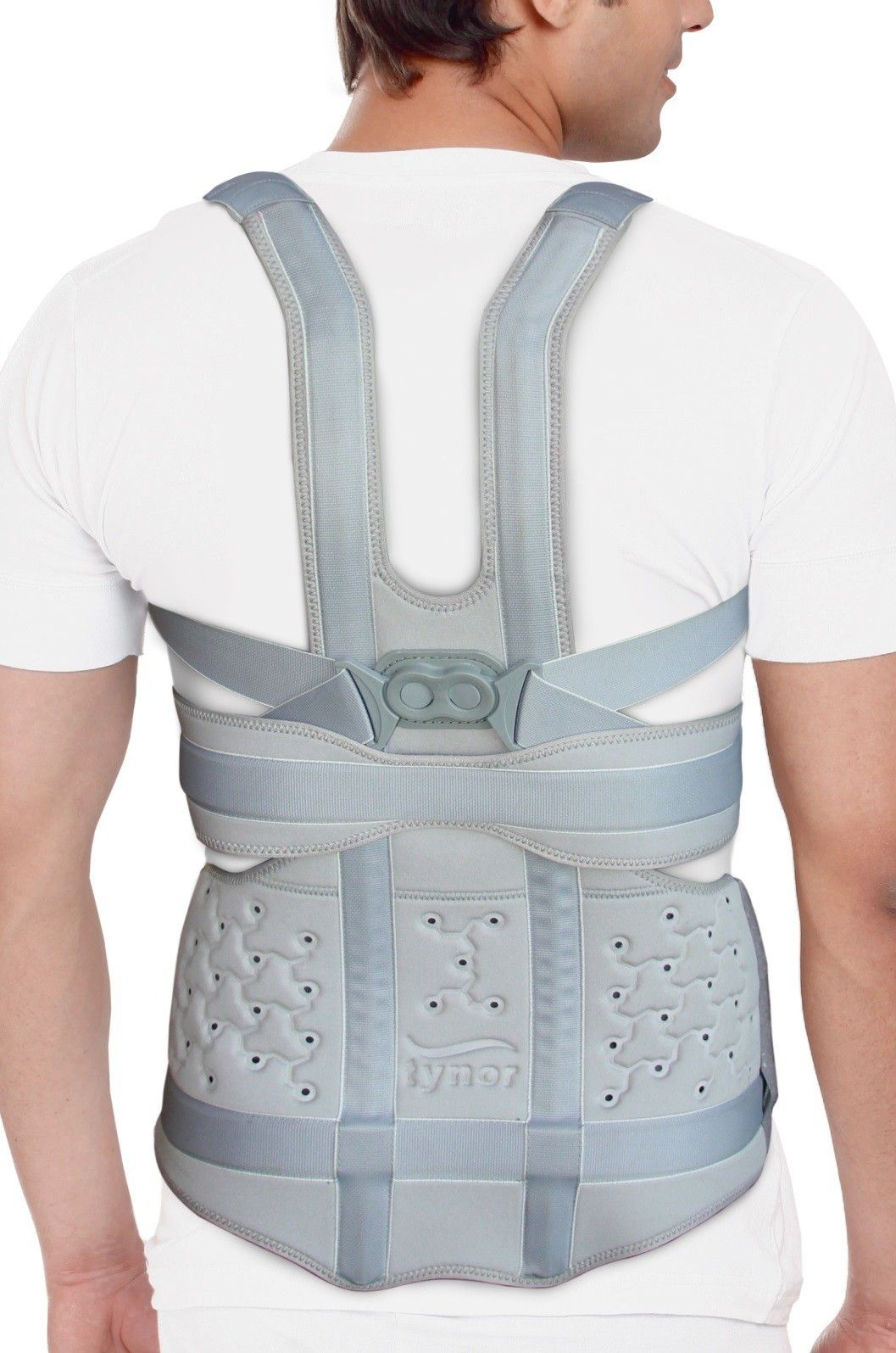 tynor Taylor's Brace Urbane Long, Grey, XXL, 1 Unit Back / Lumbar Support-picture-1