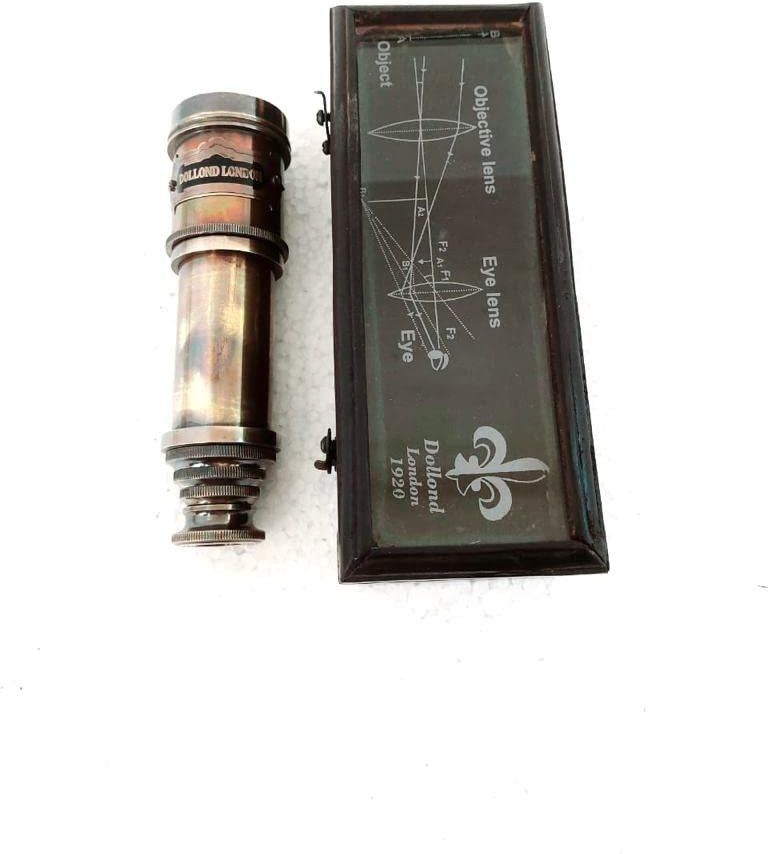 Sian Brass Handicraft Brown Brass Telescope Without Stand_08 Reflecting Telescope-image-44