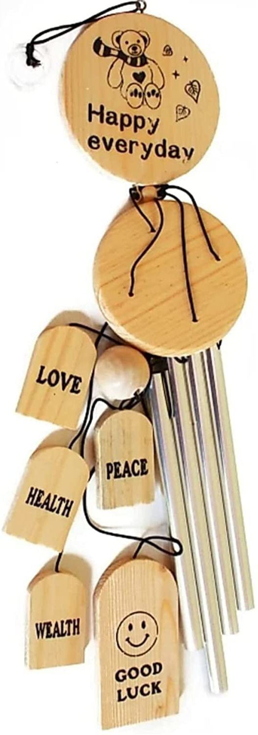 buyab factory Metal Wind Chimes for Home Balcony Garden Positive Energy Wood, Aluminium Windchime-picture-18