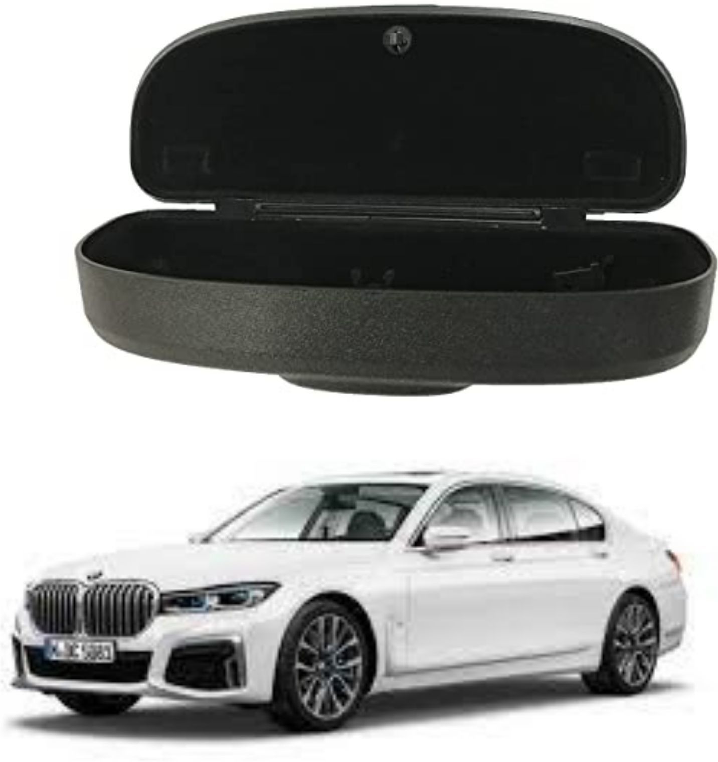 Car Visor Sunglass Case Holder For BMW 7 Series Black Car Sunglass Clip Holder-image-14