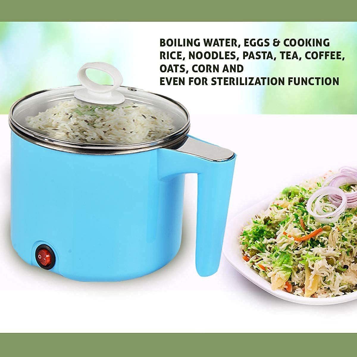 nimyank Electric Skillet Noodles Rice Cooker Thermal Insulation Cooking Pot 062 Electric Rice Cooker with Steaming Feature-picture-9