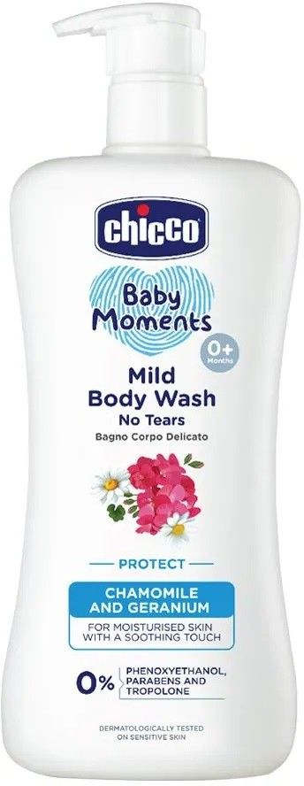 Baby Moments Mild Body Wash No Tears Chamoile & Geranium-image-25