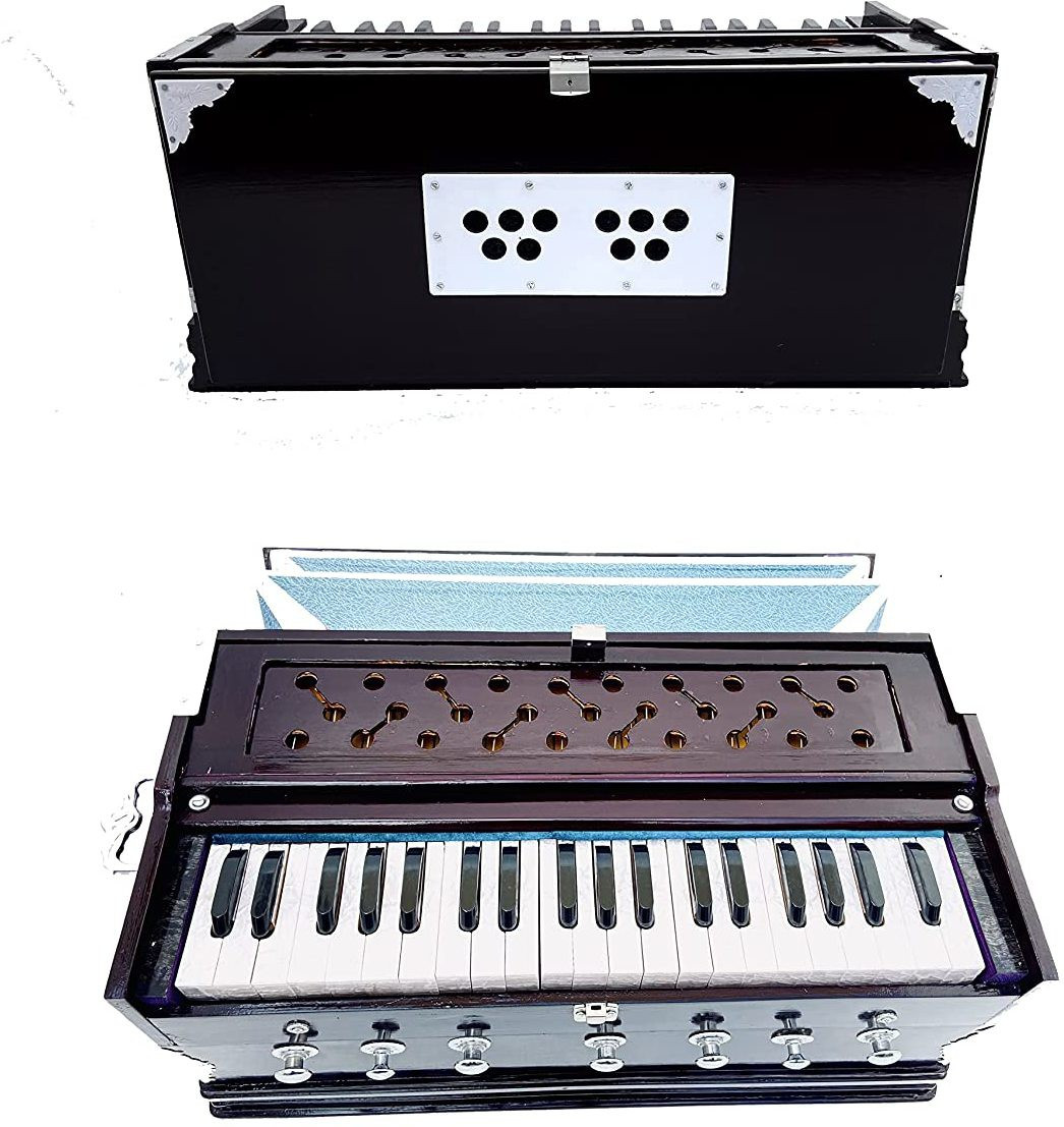 sg musical Beginner/Student 3.2 Octave HARMONIUM032 3.25 Octave Hand Pumped Harmonium image 1