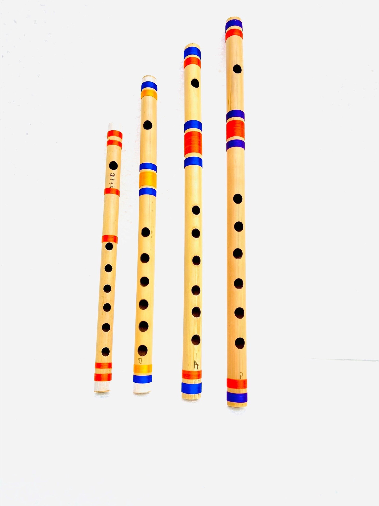 maga mart Set of B-Scale, A-Scale, C-Scale & G-Scale Bamboo Flute Bamboo Flute Bamboo Flute image 1